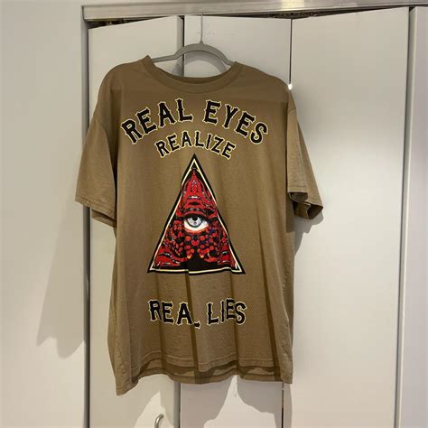 real eyes realize real lies shirt givenchy|Givenchy Real Eyes Embroidered Cotton Shirt, Black .